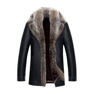 Shop Men's Winter Warm Fur Coat - Trendy & Stylish Outerwear for Men
